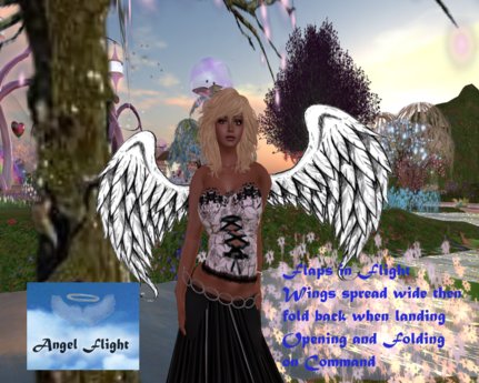 Second Life Marketplace - Angel's Flight Snow Angel - Small